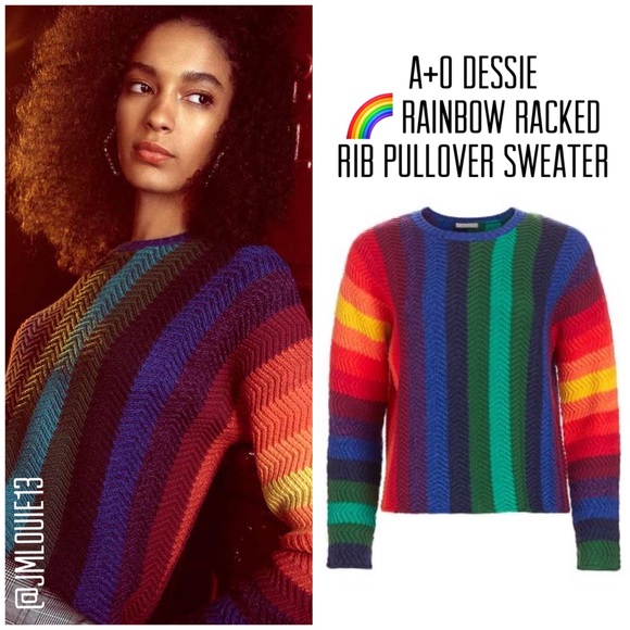 Rainbow Pullover Sweater 